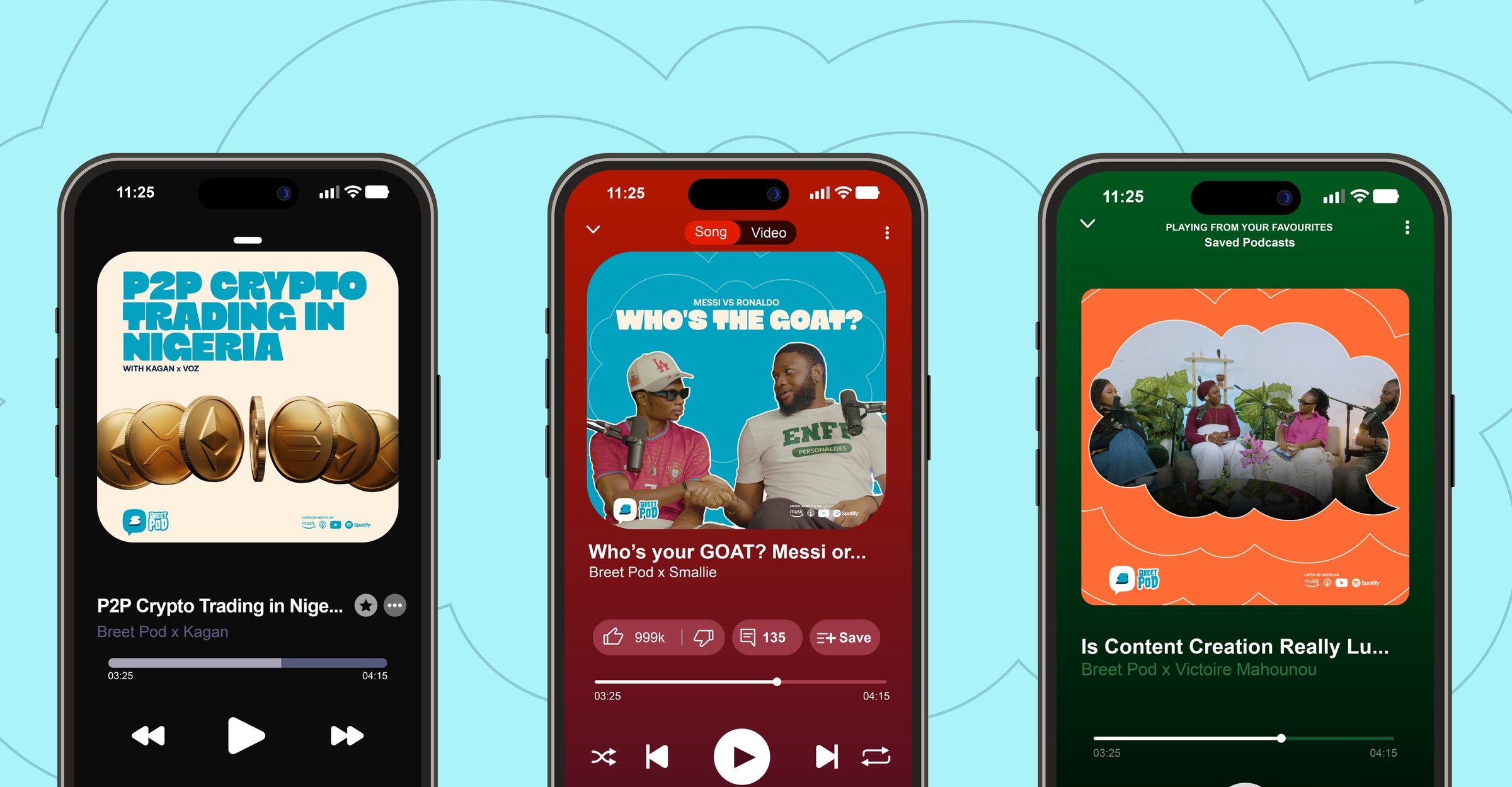 Breet Pod on streaming platforms