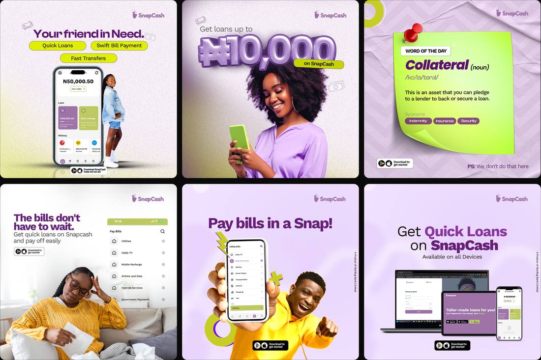 Social media campaign designs — set 1